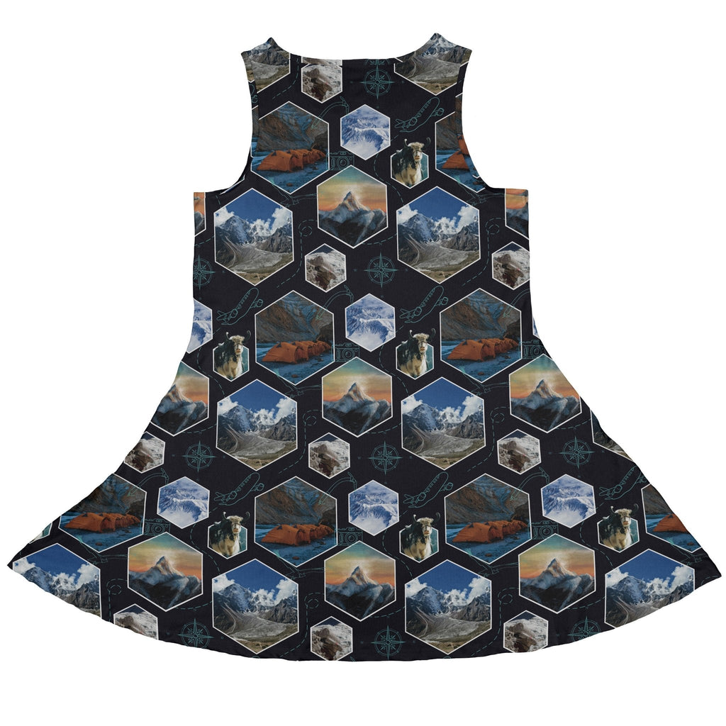 Mt Everest Wonder Dress Geek Nerd 0925 Designs by Nathan FLOW DESC WRITING