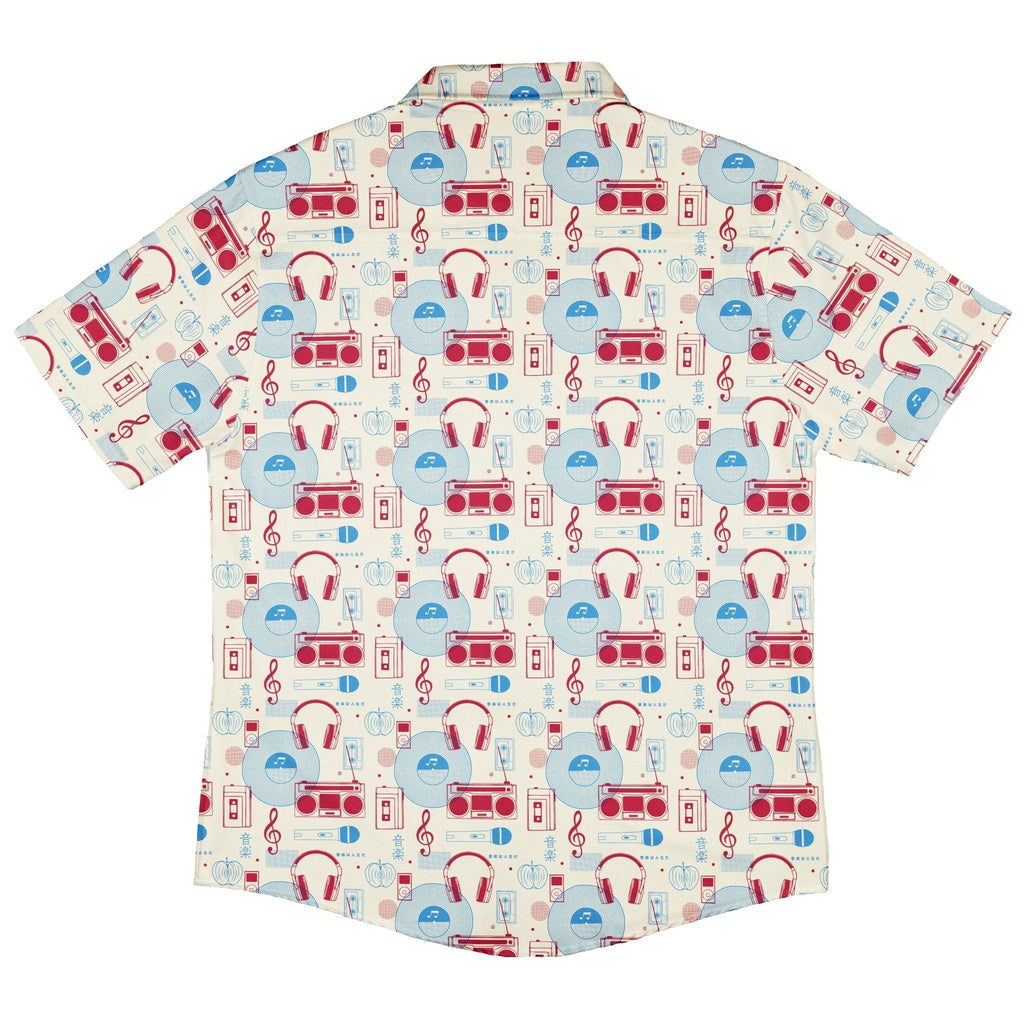 Music Paraphernalia Button Up Shirt Geek Nerd 0925 adult sizing All Adult Button Up Shirts