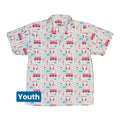 Music Paraphernalia Youth Hawaiian Shirt Geek Nerd 0925 Design by Tobe Fonseca FLOW DESC WRITING