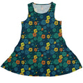 Nasturtium Dress Geek Nerd 0925 Botany Print Design by Episodic