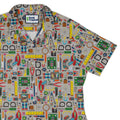 Nerdy Toys Curvy Button Up Shirt Geek Nerd board game print Design by Zirkus Design dnd & rpg print