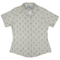 Oar Cross Curvy Button Up Shirt Geek Nerd Design by Vlad Mel Marine biology q4
