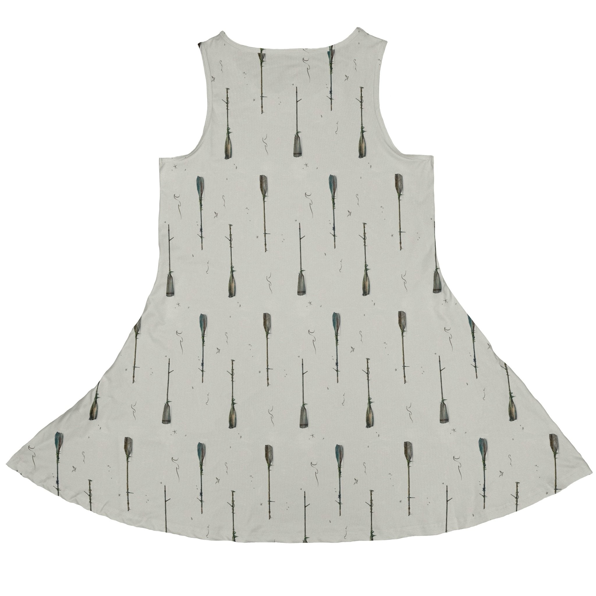 Oars Rowing Dress Geek Nerd Design by Vlad Mel lx - C Marine biology