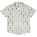 Oars Rowing Button Up Shirt Geek Nerd adult sizing Design by Vlad Mel Marine biology