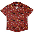 Ōishi Sushi Red Button Up Shirt - adult sizing - Anime - Design by Claire Murphy