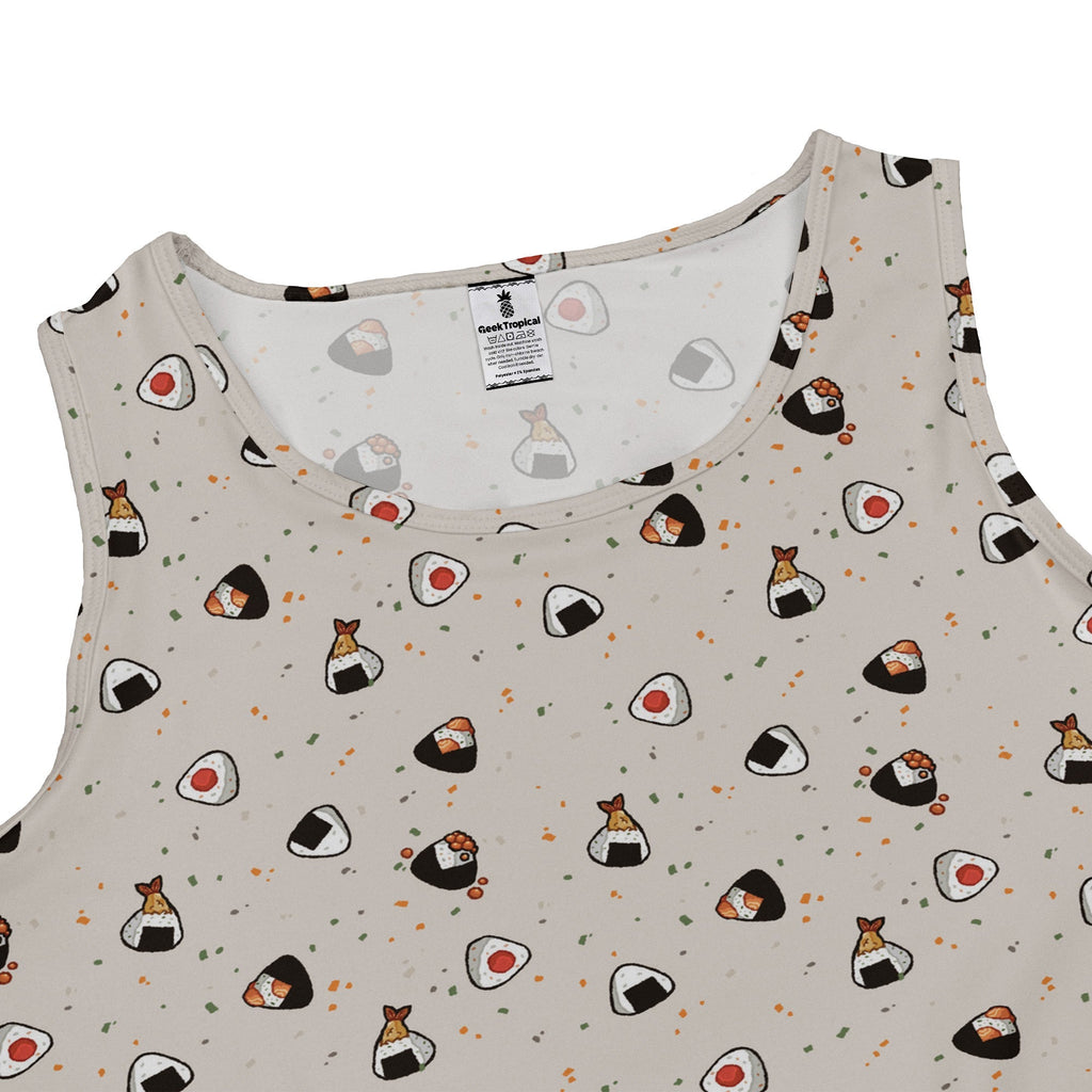 Onigiri Biege Dress Geek Nerd anime Design by Ardi Tong lx - C