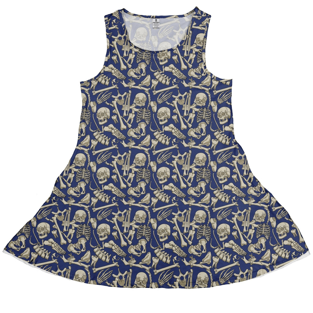 Osteology Dream Dress Geek Nerd Design by Julie Kitzes lx - C q225