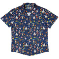 Outer Space Birthday Button Up Shirt Geek Nerd adult sizing Design by Zirkus Design outer space & astronaut print