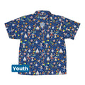 Outer Space Birthday Youth Hawaiian Shirt Geek Nerd Design by Zirkus Design outer space & astronaut print q225