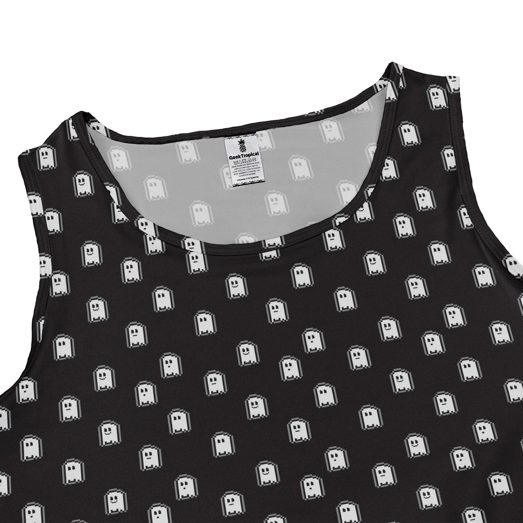 Pixel Ghost Dress Geek Nerd Design by Heather Davenport halloween lx - C