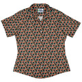 Panda Nigiri Anime Curvy Button Up Shirt Geek Nerd Animal Patterns Anime Design by Tobe Fonseca