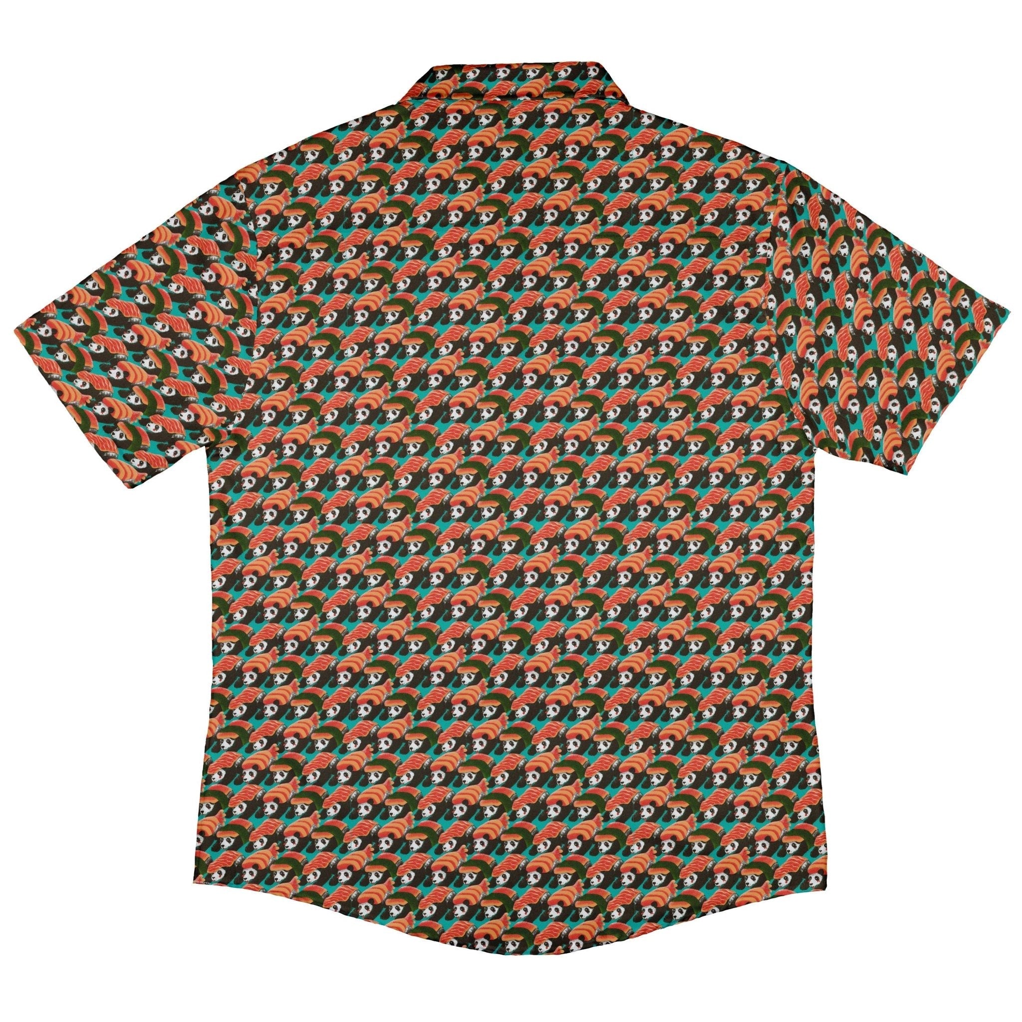 Panda Nigiri Anime Button Up Shirt - adult sizing - Animal Patterns - Anime