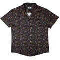 Pansexual Pride Flag DND Dice Button Up Shirt - adult sizing - Design by Heather Davenport - dnd & rpg print