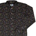Pansexual Pride Flag Dnd Dice Long Sleeve Button Up Shirt Geek Nerd adult sizing Design by Heather Davenport dnd & rpg print