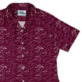 Paper Airplanes Red Curvy Button Up Shirt Geek Nerd 0925 All Adult Button Up Shirts aviation print
