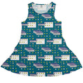Pattern98 Dress Geek Nerd computer print Design by Claire Murphy lx - C