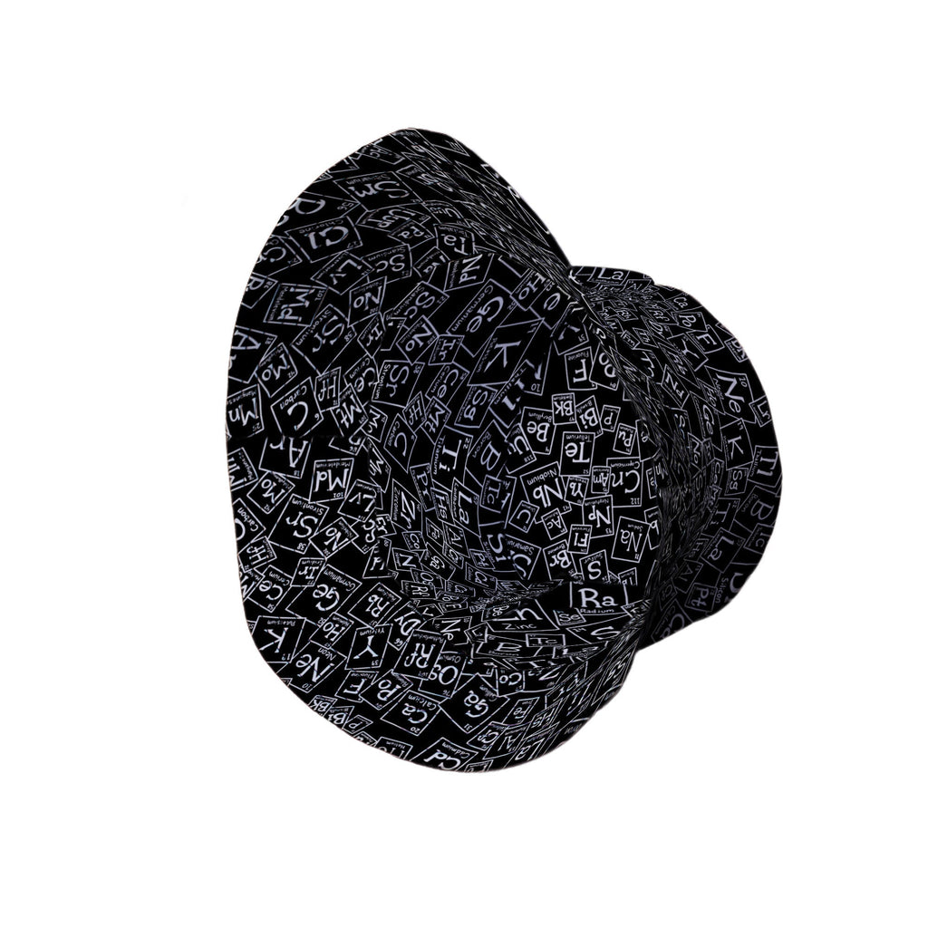 Periodic Table BW Bucket Hat Geek Nerd Design by Julie Kitzes lx - B q225
