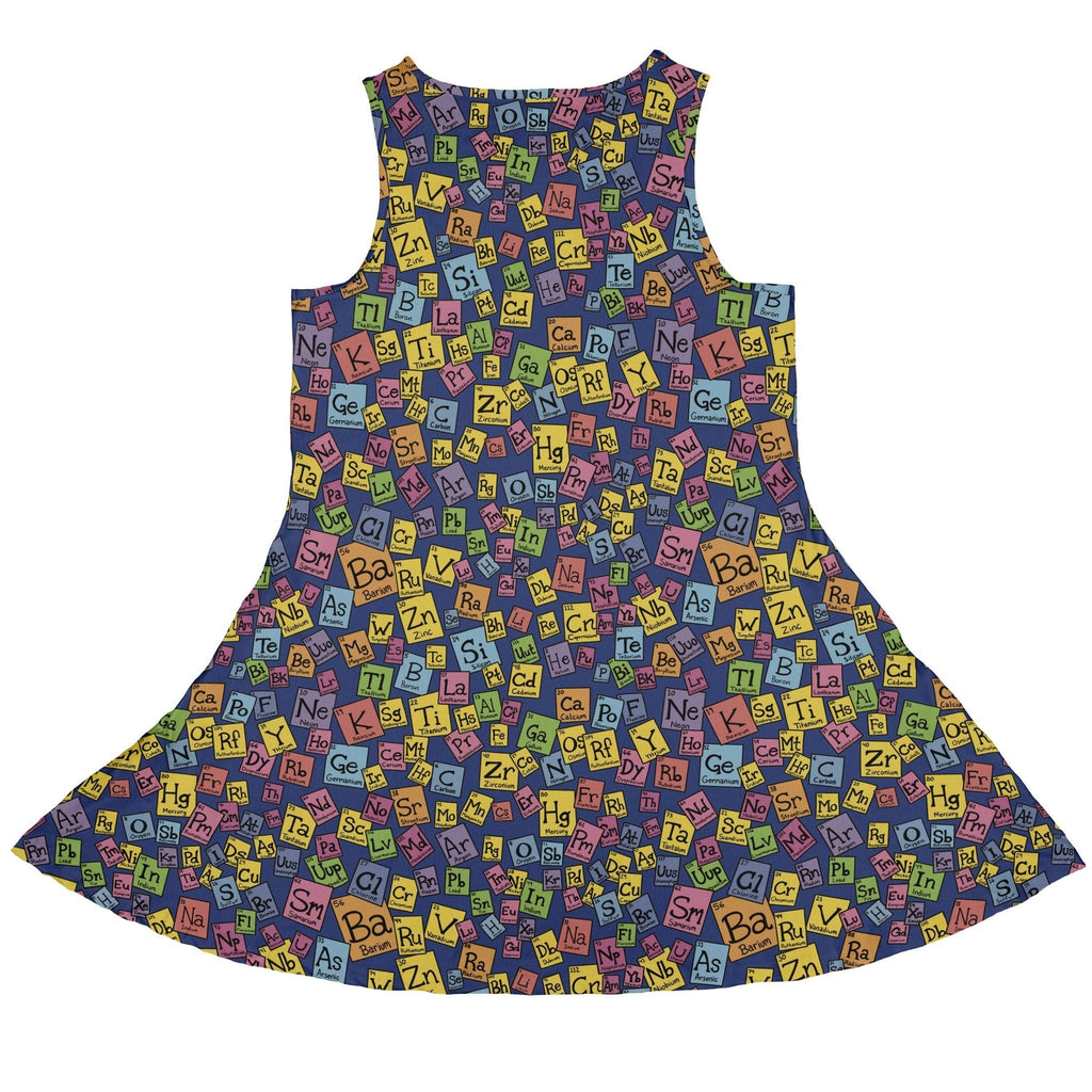 Periodic Table Blue Dress Geek Nerd Design by Julie Kitzes lx - C q225