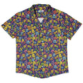 Periodic Table Blue Button Up Shirt Geek Nerd adult sizing Design by Julie Kitzes q225