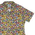 Periodic Table Tan Curvy Button Up Shirt Geek Nerd Design by Julie Kitzes q225 science print