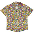 Periodic Table Tan Button Up Shirt Geek Nerd adult sizing Design by Julie Kitzes q225