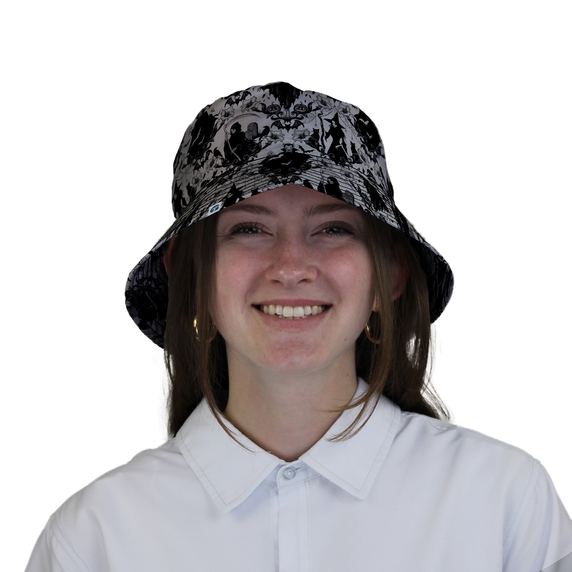 Phantom Flourish Bucket Hat Geek Nerd 0925 Design by Episodic FLOW DESC WRITING