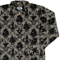Phantom Flourish Long Sleeve Button Up Shirt Geek Nerd 0925 adult sizing All Adult Button Up Shirts