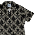 Phantom Flourish Curvy Button Up Shirt Geek Nerd 0925 All Adult Button Up Shirts Botany Print