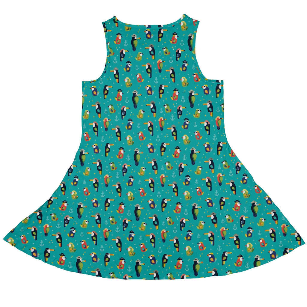 Pirate Toucans Dress Geek Nerd animal patterns Design by Zirkus Design funny prints