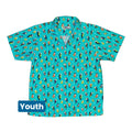 Pirate Toucans Youth Hawaiian Shirt Geek Nerd animal patterns Design by Zirkus Design funny prints