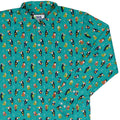 Pirate Toucans Long Sleeve Button Up Shirt Geek Nerd adult sizing animal patterns Design by Zirkus Design