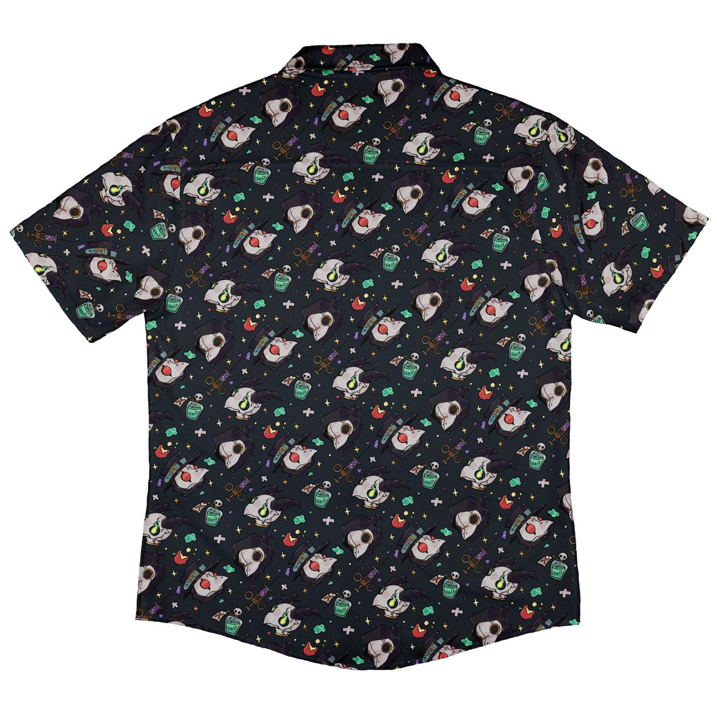 Plague Doctor Evening Button Up Shirt Geek Nerd adult sizing halloween q4