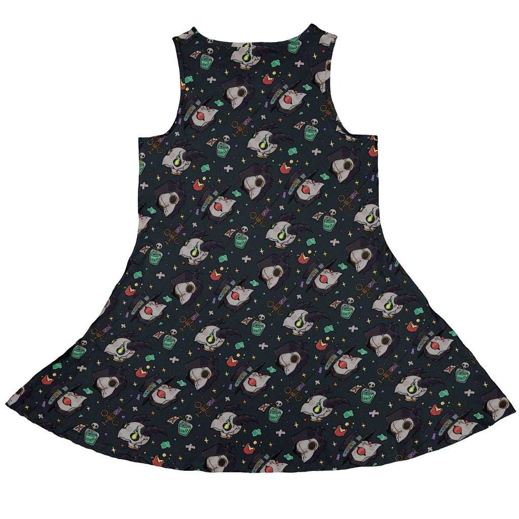 Plague Doctor Evening Dress Geek Nerd halloween lx - C q4