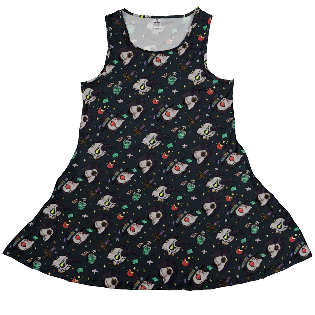 Plague Doctor Evening Dress Geek Nerd halloween lx - C q4