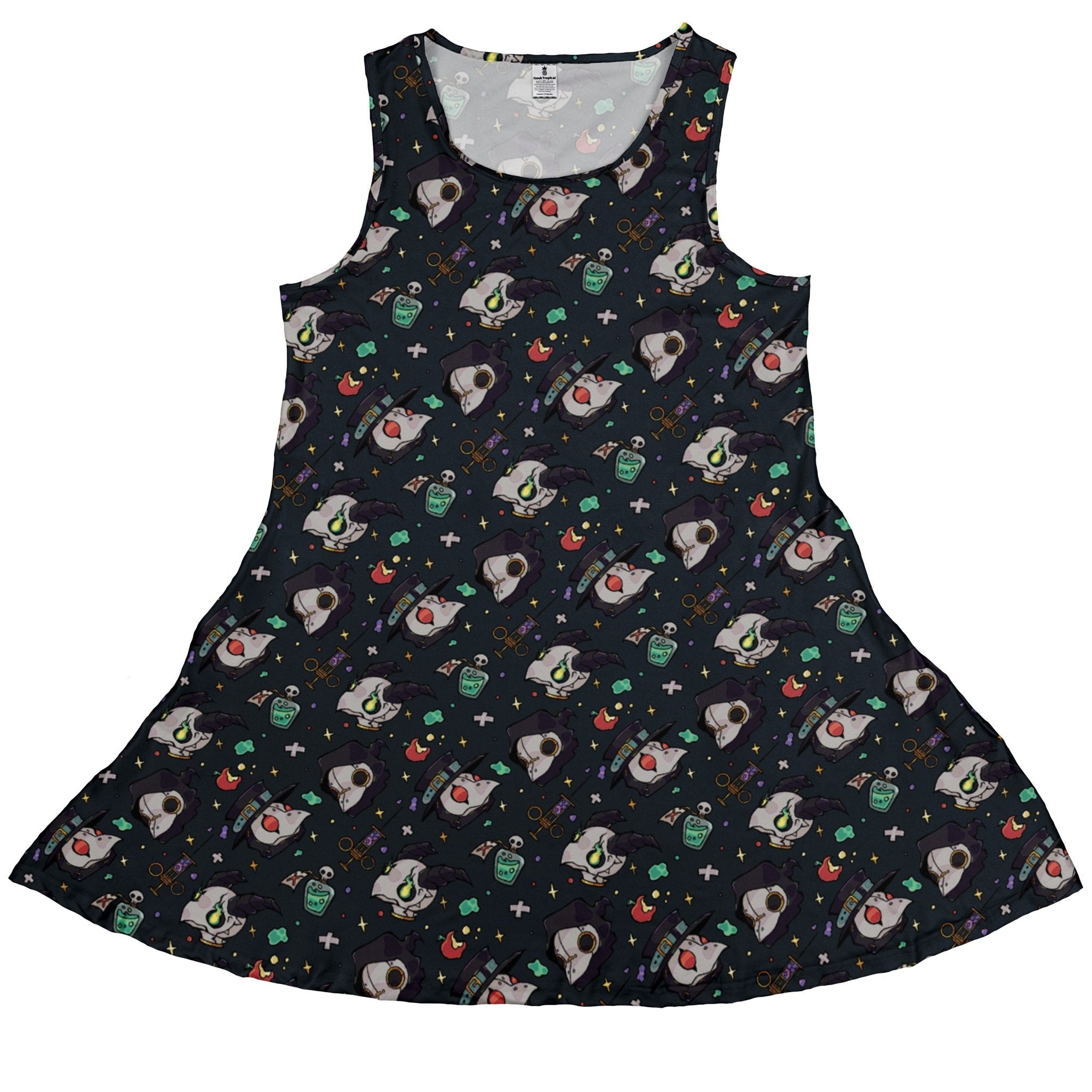Plague Doctor Evening Dress Geek Nerd halloween lx - C q4