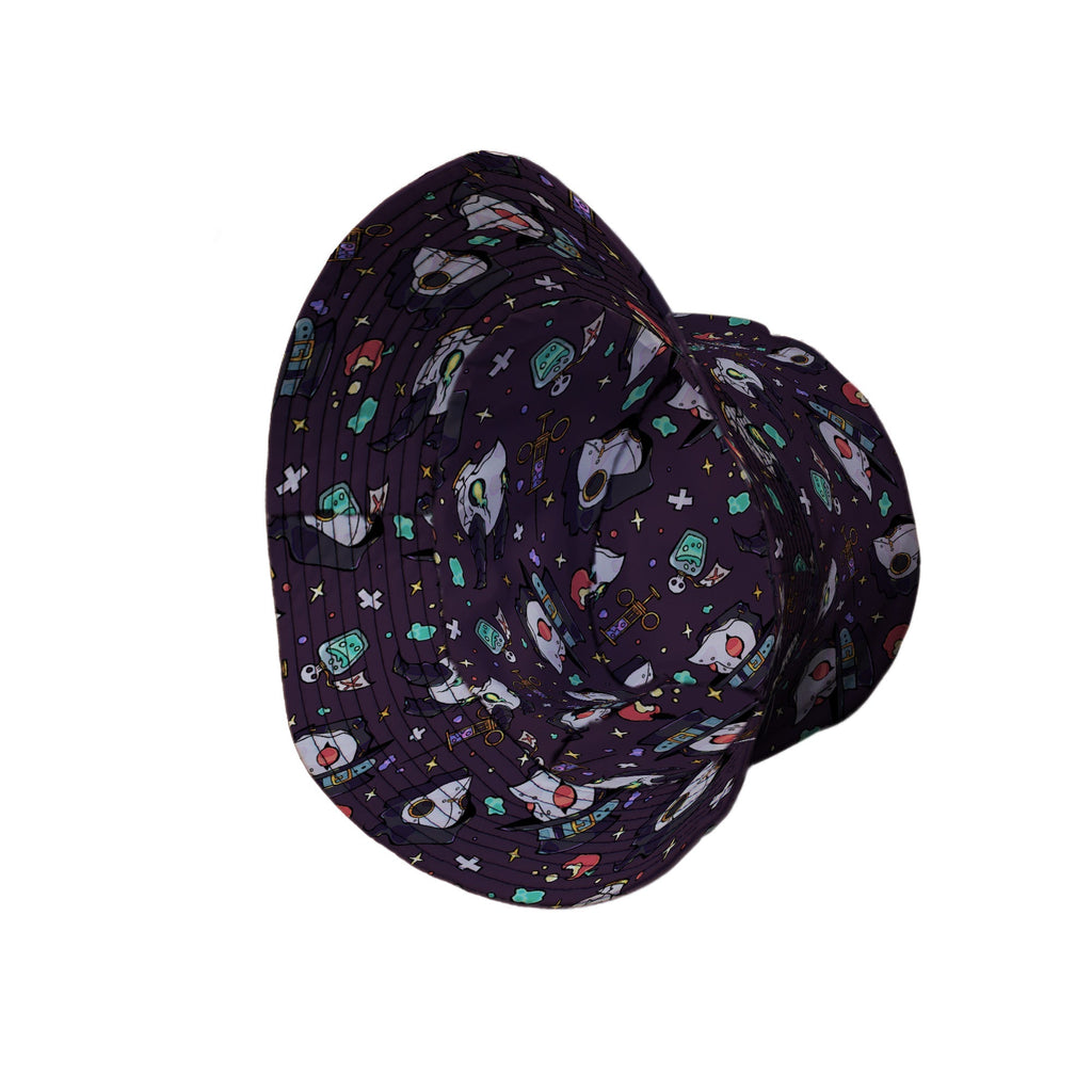Plague Doctor Purple Bucket Hat