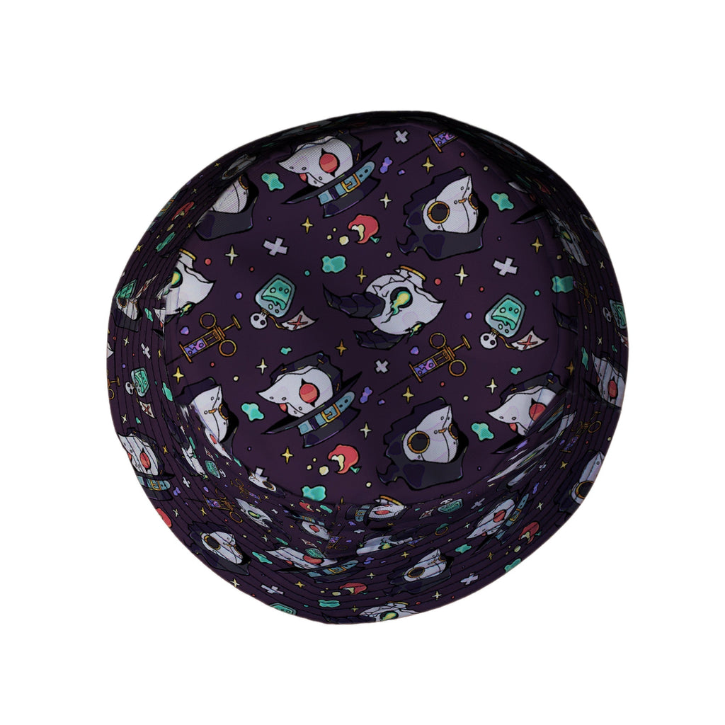 Plague Doctor Purple Bucket Hat
