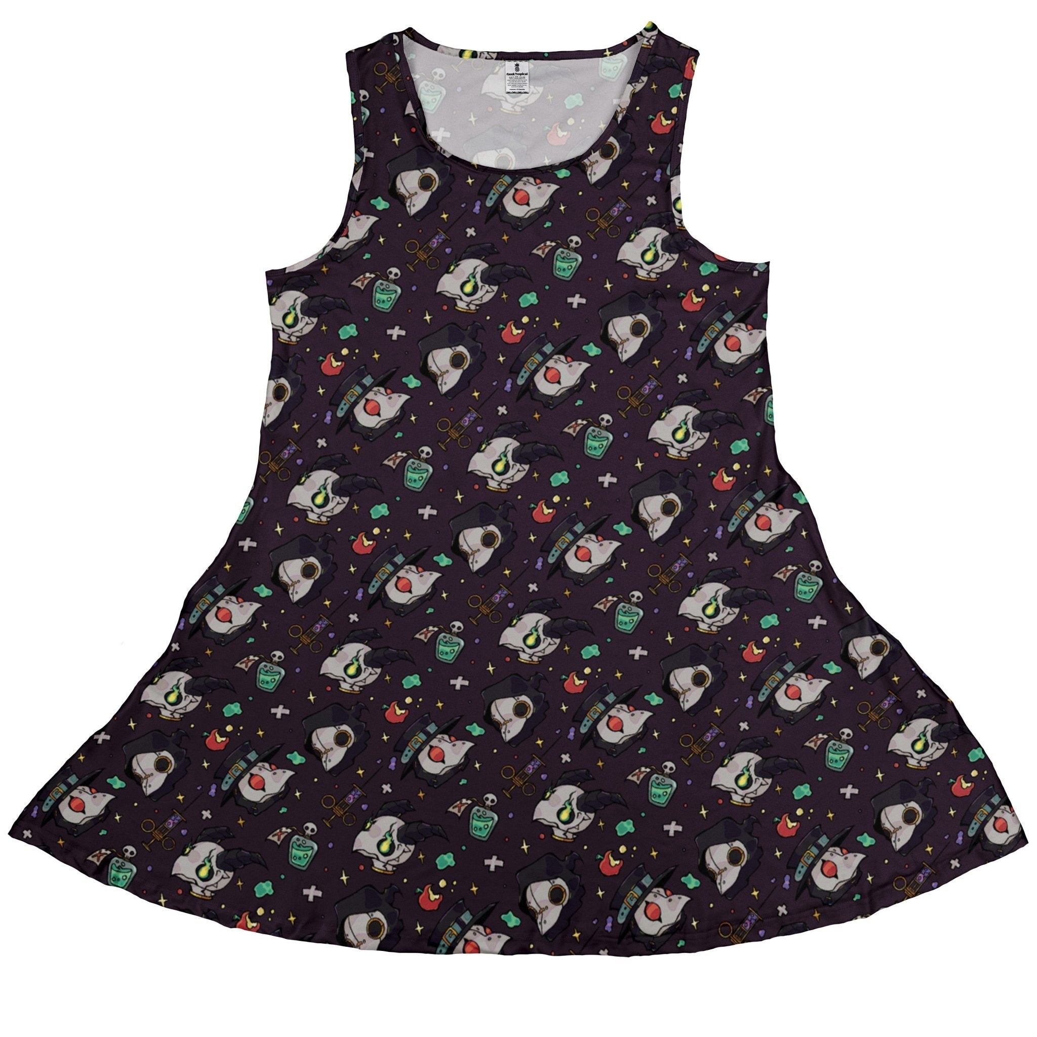 Plague Doctor Purple Dress Geek Nerd halloween lx - C q4