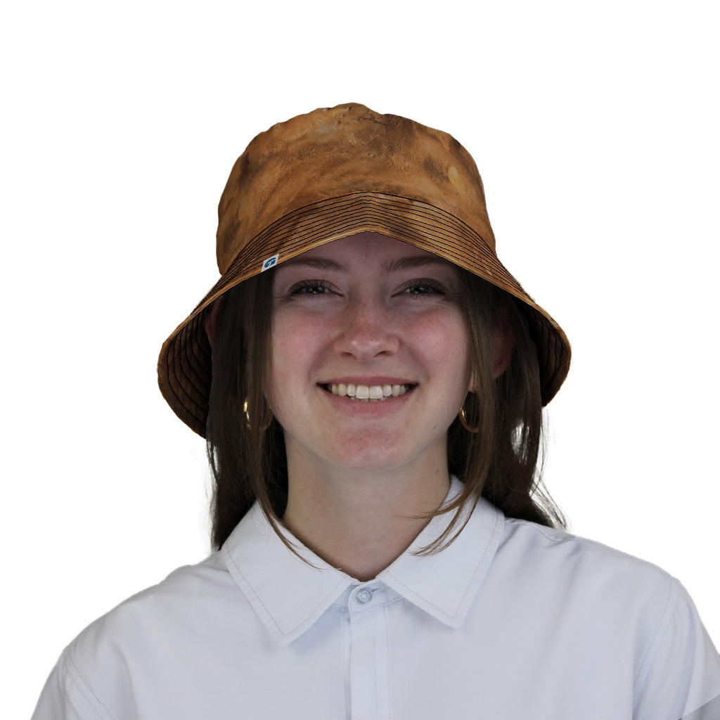 Planet Mars Space Bucket Hat