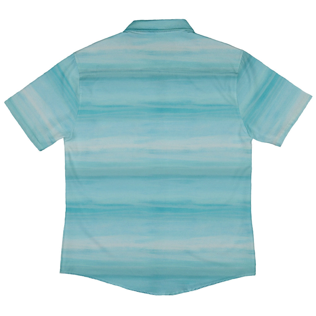 Planet Uranus Space Button Up Shirt - adult sizing - Designs by Nathan - outer space & astronaut print