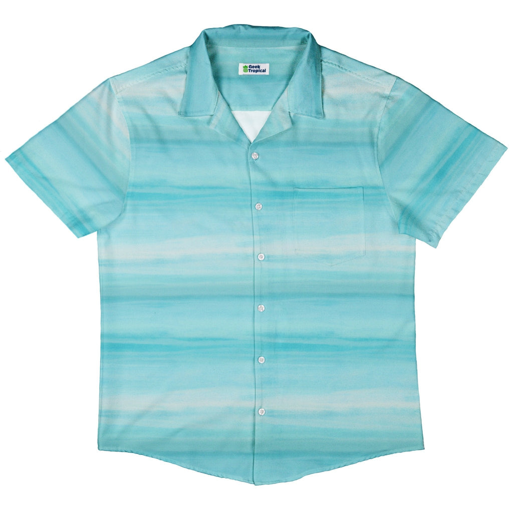Planet Uranus Space Button Up Shirt - adult sizing - Designs by Nathan - outer space & astronaut print