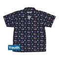 Playing Possum Youth Hawaiian Shirt Geek Nerd 0925 Animal Patterns Botany Print
