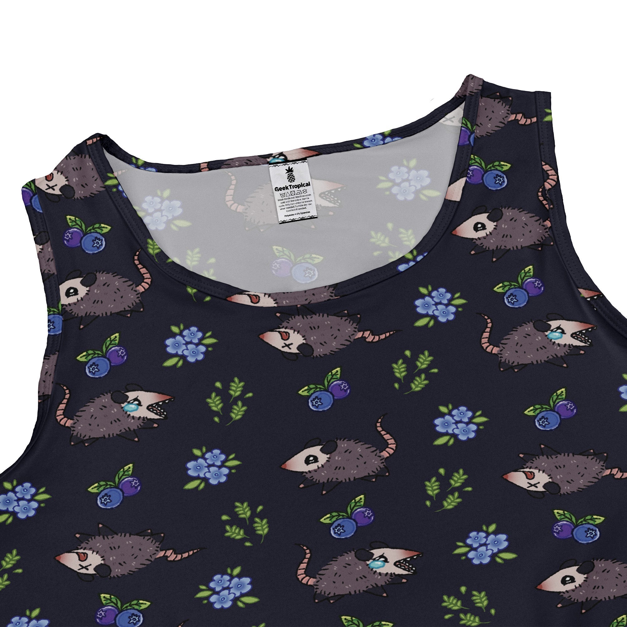 Playing Possum Dress Geek Nerd 0925 Animal Patterns Design by Ardi Tong