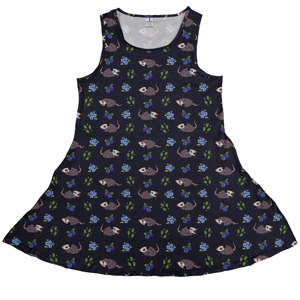 Playing Possum Dress Geek Nerd 0925 Animal Patterns Design by Ardi Tong