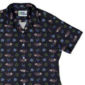 Playing Possum Curvy Button Up Shirt Geek Nerd 0925 All Adult Button Up Shirts Animal Patterns