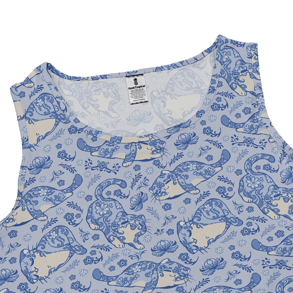 Porcelain Tigers Dress Geek Nerd 0925 Animal Patterns Design by Ardi Tong