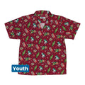Present Mimics Red Youth Hawaiian Shirt Geek Nerd Christmas Print Design by Ardi Tong q4