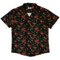 Pumpkin Bats Button Up Shirt Geek Nerd 0925 adult sizing All Adult Button Up Shirts