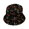 Pumpkin Ghosts Bucket Hat Geek Nerd 0925 Design by Episodic Fantasy Prints
