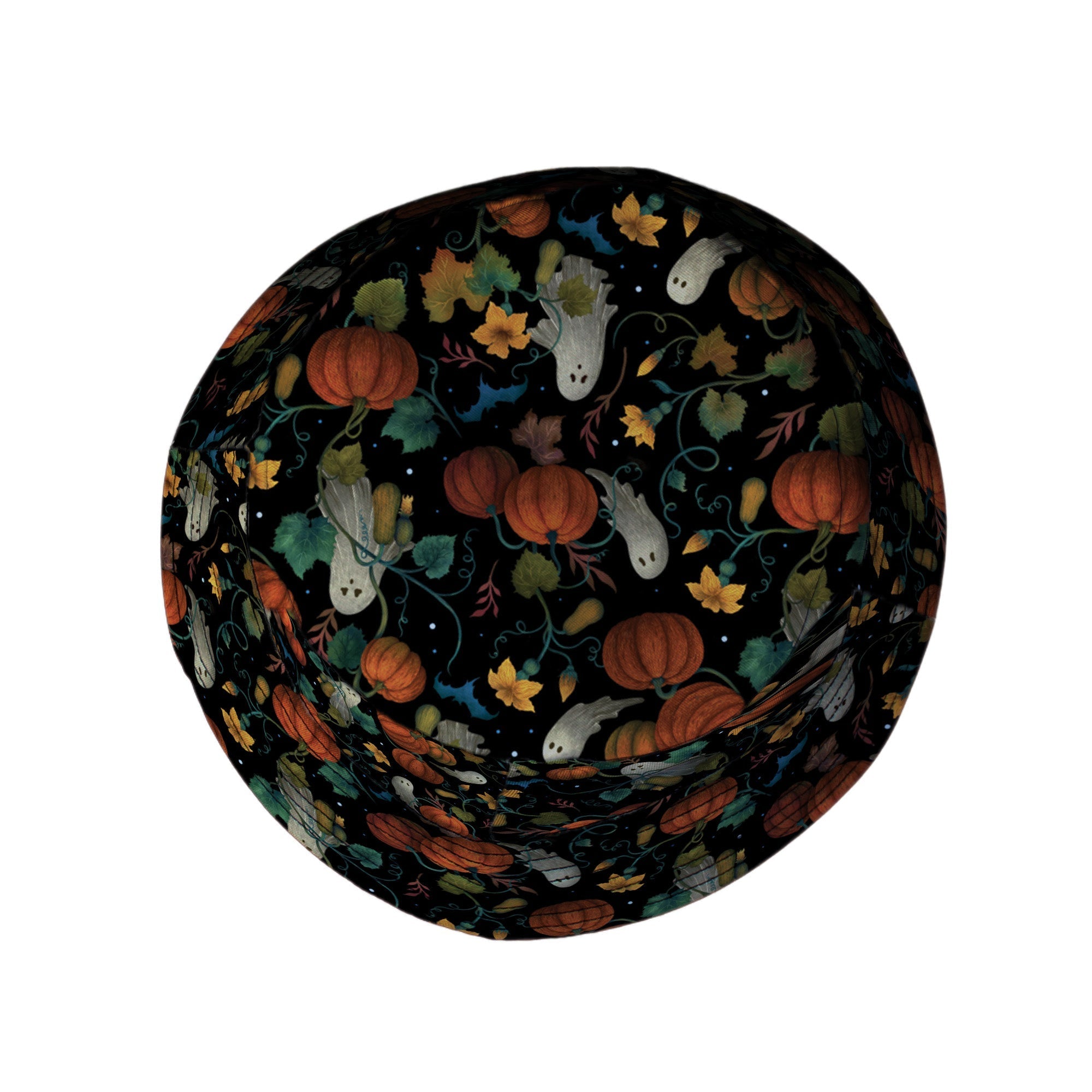 Pumpkin Ghosts Bucket Hat Geek Nerd 0925 Design by Episodic Fantasy Prints